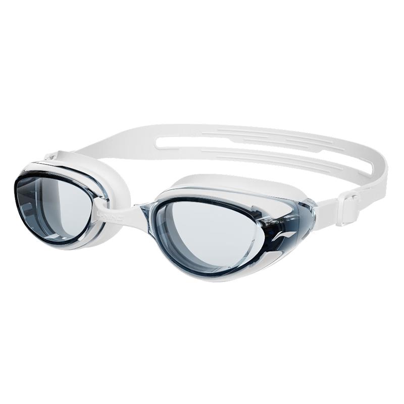 Li-Ning Anti-Fog HD Swimming Goggles & Cap Set with Myopia Options Non-Prescription