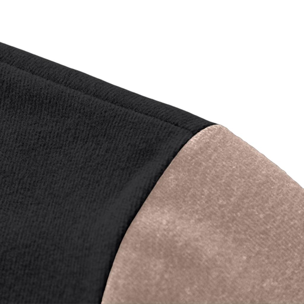 Mens  Sweatshirt Color Block Long Sleeve Stand Up Collar Golf Shirts Mock Neck Casual Pullover Top