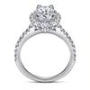 Lindon Classic 925 Sterling Silver  Zircon Ring Ladies Jewelry Wedding Promise Party Gift