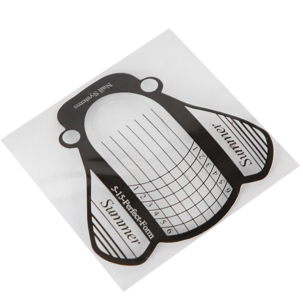 500 buc Forme Unghii Autocolante Extensie Unghii PVC Decorare Accesorii Nail Art