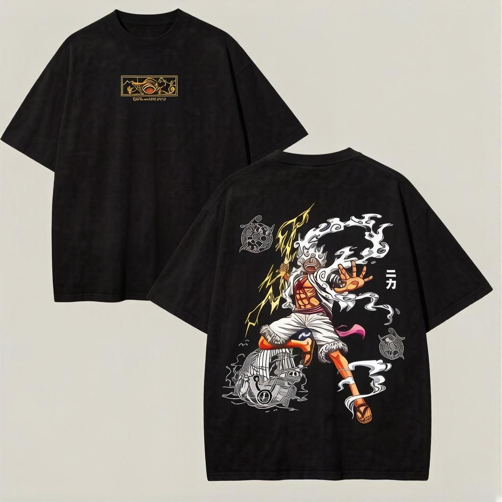 Men's and Women's Universal Anime Costume Performance Style Cotton Short-sleeved T-shirt for Casual Fitness Clothing