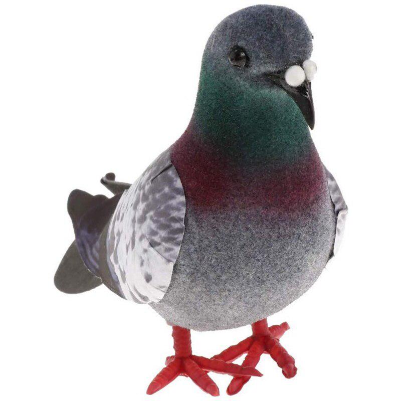 1PC Artificial Feather Bird Simulation Foam Pigeon Model Fake Animal Home Garden Ornament Miniature Decoration Home Decoration
