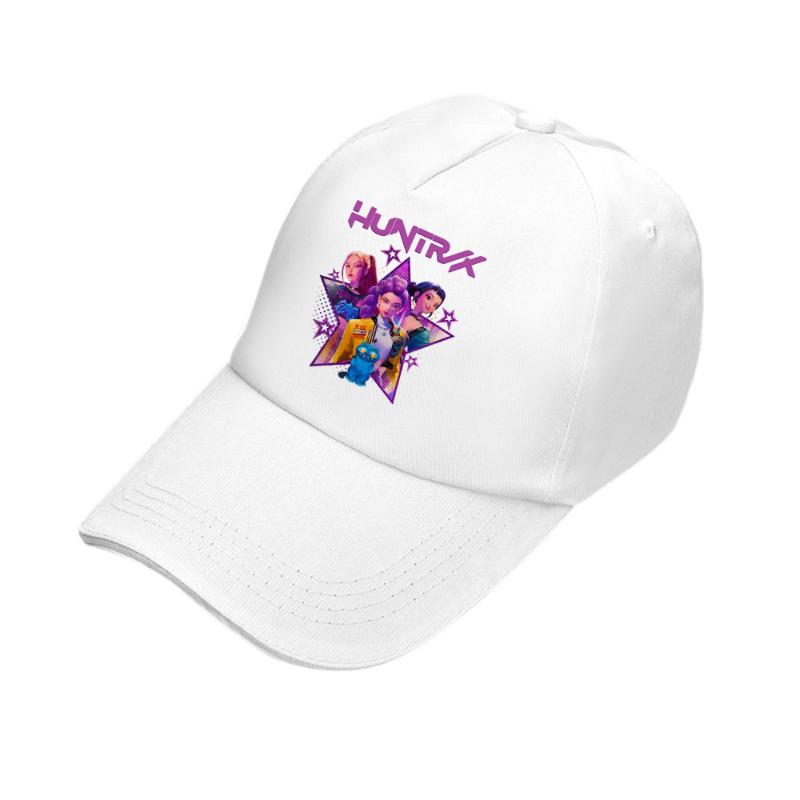 Kpop Demon Hunter Hat Letter Baseball Cap For Women Summer Adjustable Sun Hat Anime Cute Retro Sunbonnet Adult Headgear Gift