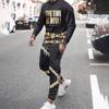 Men Trouser Sets For Male Sport T-Shirt  Suit Casual Two Piece Oversize Suit Fashion 3D Print Loose Graphic T Shirts Clothes
