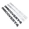 Round Font Letter Emblem Badge Special for DISCOVERY 4 V8 HSE SPORT Car Styling Refitting Hood Rear Trunk Logo Sticker Black Red