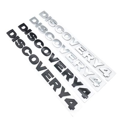 Kulaté písmo Znak Odznak Speciální pro DISCOVERY 4 V8 HSE SPORT Styling auta Úprava Kapota Zadní kufr Logo Nálepka Černá Červená