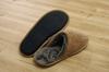 IKEHIKO Room Slippers, Unisex, Size L, Approx. 25-27cm, Brown, Warm for Indoor Use, Fall/Winter, #7320149