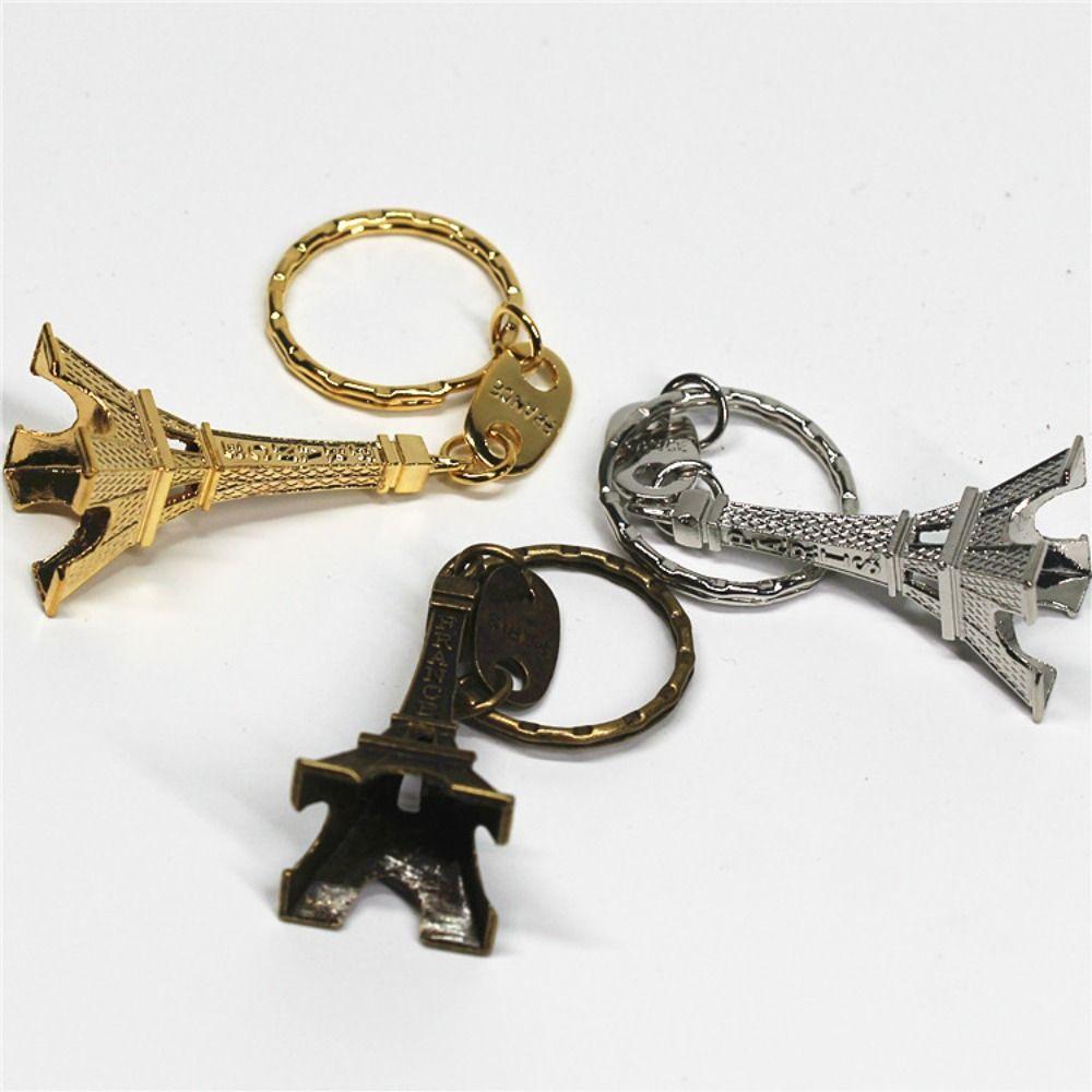 Vintage Eiffel Tower Bag Pendant Fashion Paris Keyring Creative France Tower Keychain Bag Hanging