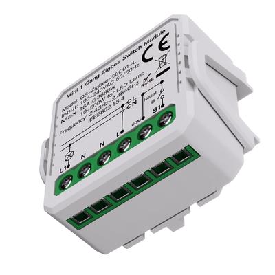 3680W 16A for Zigbee Latching Relay Switch for Smart Home 240V PC Material Smart Life Compatible