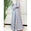 Ramadan Eid Prayer Lace Abaya 2 Piece Set Inner Dress Women Flare Sleeve Long Abayas Kaftan Djellaba Dubai Party Vestidos 2026