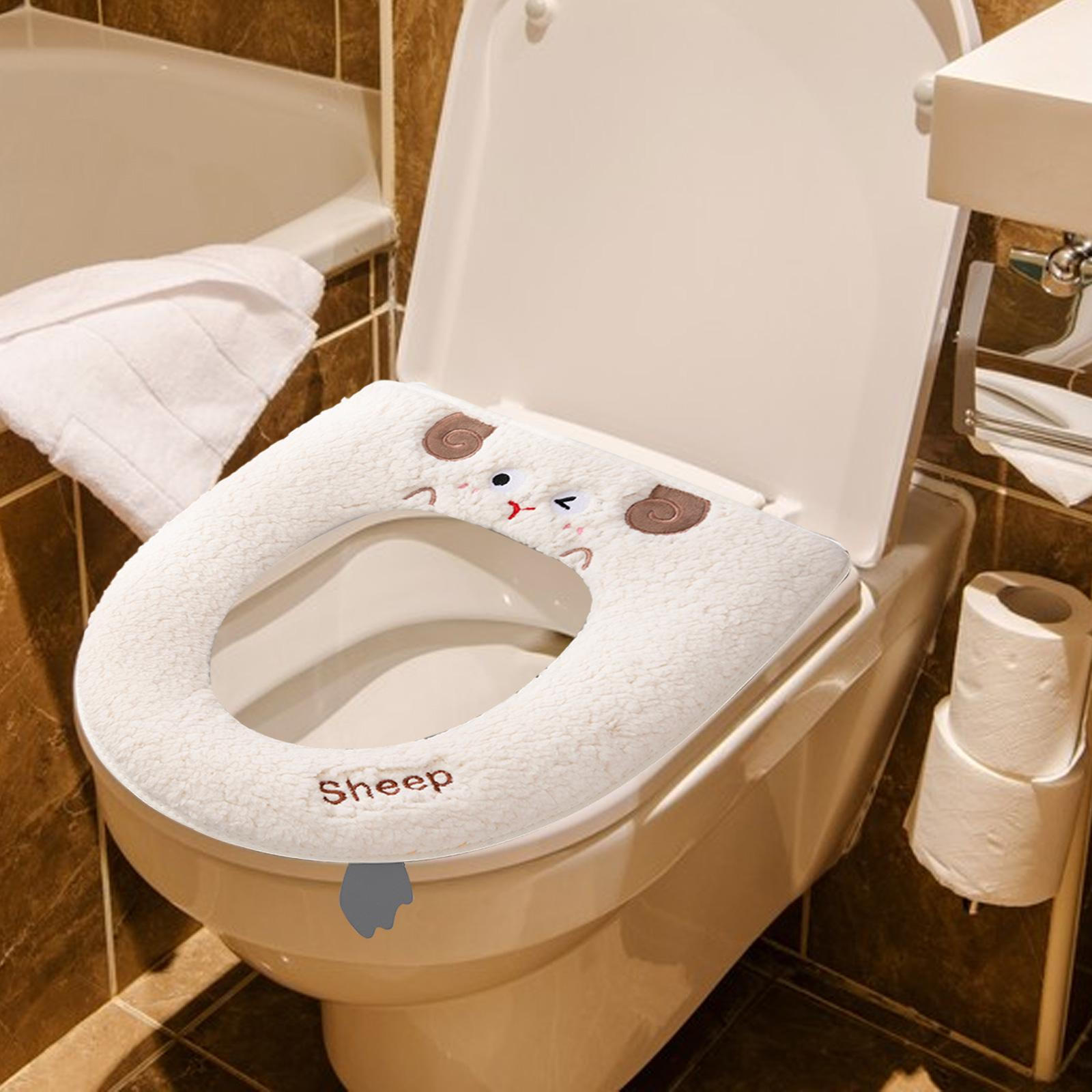 

Чехол на сиденье унитаза для дома и путешествий бежевый