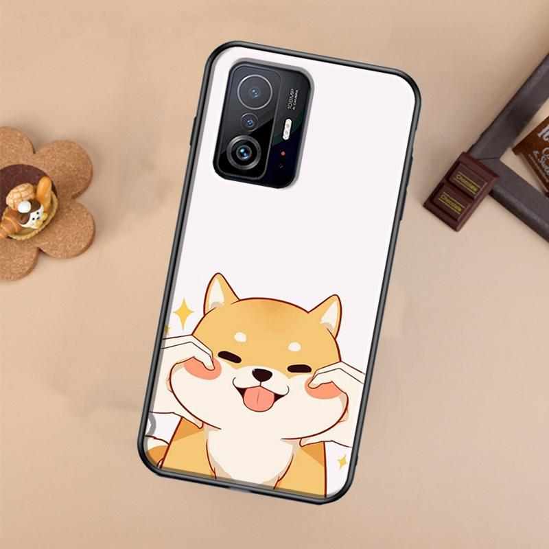 

Cartoon Corgi Dog Case For Xiaomi 14T 11T 12T 13T Pro 13 14 Ultra POCO X7 Pro X3 X5 F3 F5 F6 M6 X6 Pro Cover Xiaomi 14T Pro