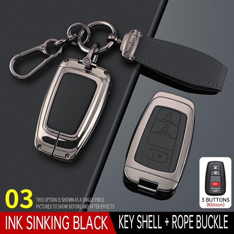 Toyota Key Covers: Compatible with Avalon, Camry, Corolla, Levin, Wildlander, RAV4, and Prado.