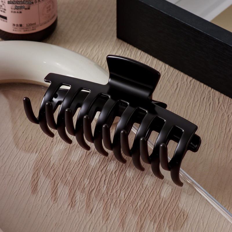 Силиконовая заколка для волос «Акула» с защитой от столкновений - Прочная, Нескользящая, Мягкий киль