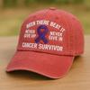 New Washed Baseball Hat Cancer Survivor Hat Soft Top Outdoor Cap