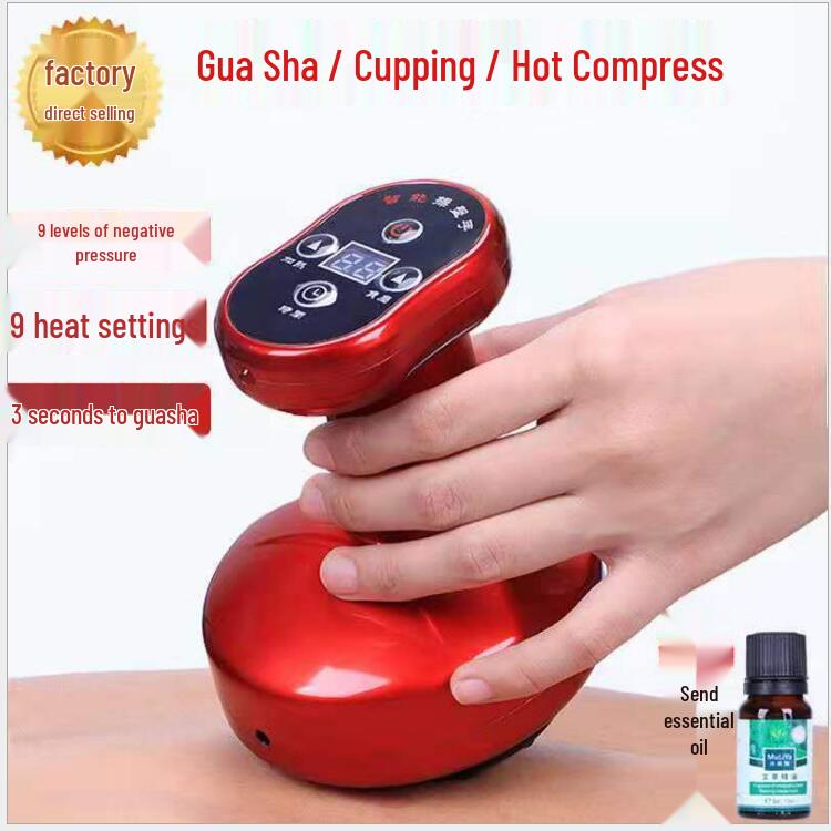 Smart Electric Gua Sha Vacuum Cupping & Heating Massage Device