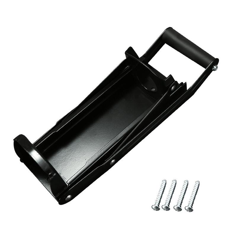 Wall-Mounted Hand-Pull Soda Can Crusher & Opener чёрный