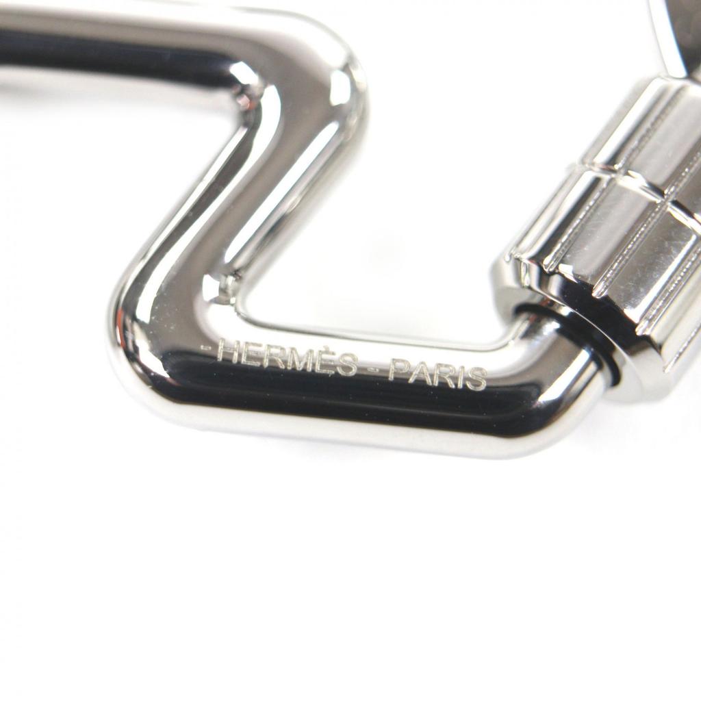 Pristine HERMES key ring H to speed key ring Silver mens Used