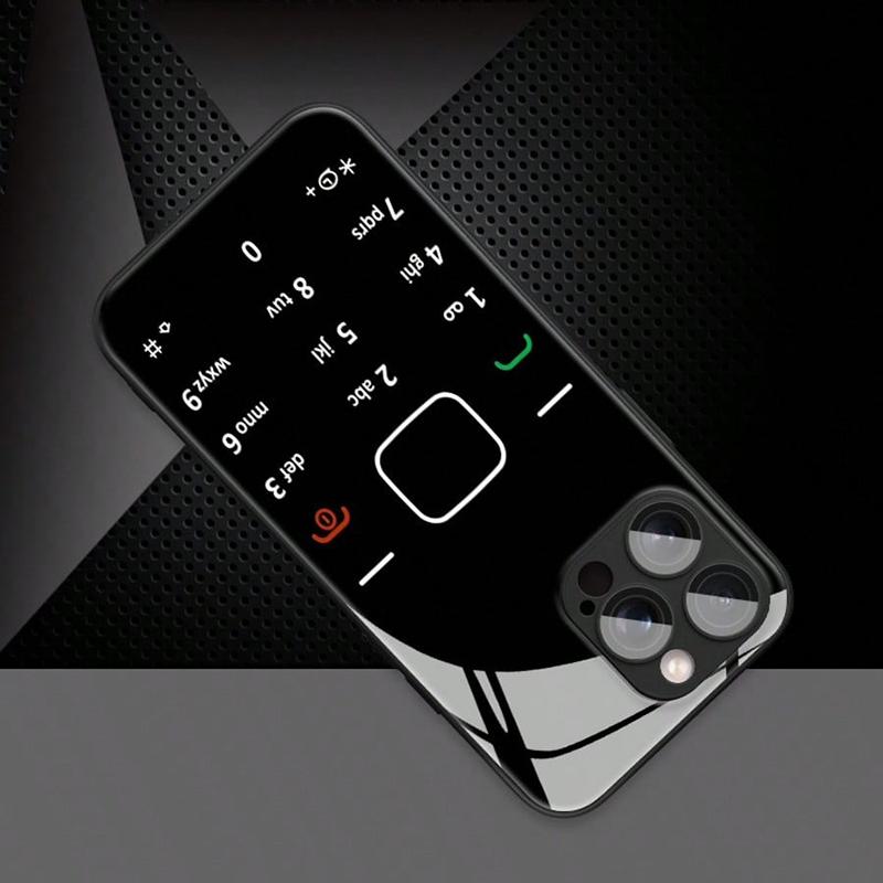 Funny Keyboard Pattern Tempered Glass Material Black Phone Case For Samsung Galaxy S25 S24 S23 Ultra Plus FE Cover