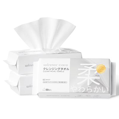 Winner Thick Disposable Cleansing for Wiping Makeup Skin Suitable for Sensitive Instant Moisture Soft To the Touch Towel, OEKO-TEX® Certified, 100%