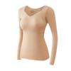Maoren Women's Camellia Scented Built-in Bra Thermal Base Layer Top