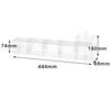 2026 new 6 in 1 5 in 1 Transparent black Acrylic Aquarium Filter Boxes External Hanging Water Purifier for Aquarium Fish Tank