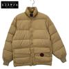 44004TA Beige Leather Logo Patch Sleeve Ribbed Down Jacket Jacket 38 beigeUsed