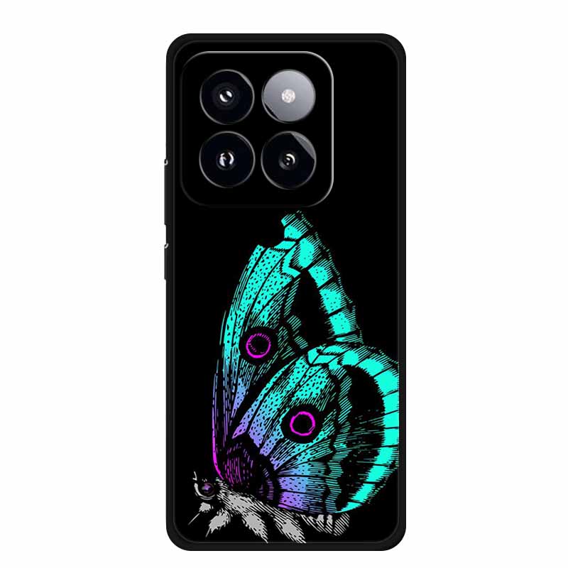 For Xiaomi 14T PRO Case Luxury Soft Silicone TPU Phone Cases Back Cover For Xiaomi14T Bumper Protective Shockproof Love fundas
