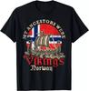 2025/Norwegen Wikingerschiff Flagge Geschenk Unisex T-Shirt