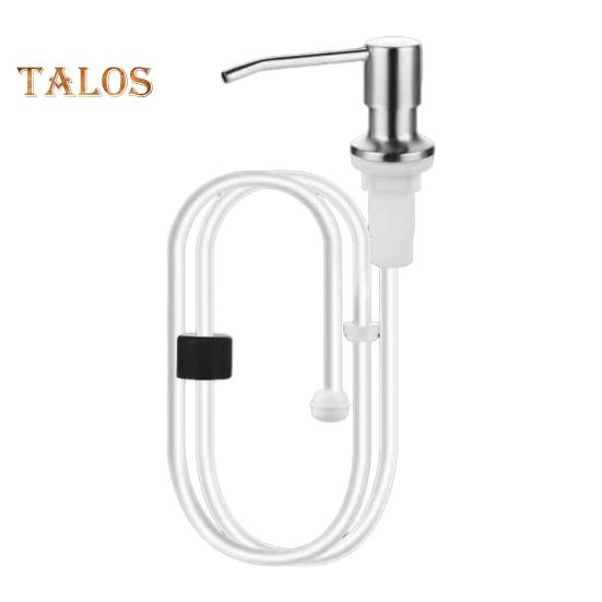Soap Dispenser for Kitchen Sink Stainless Steel Countertop Pump with 1m Extension Tube Kit 360-degree Rotation Anti-Corrosion Hand Wash Pump for Home