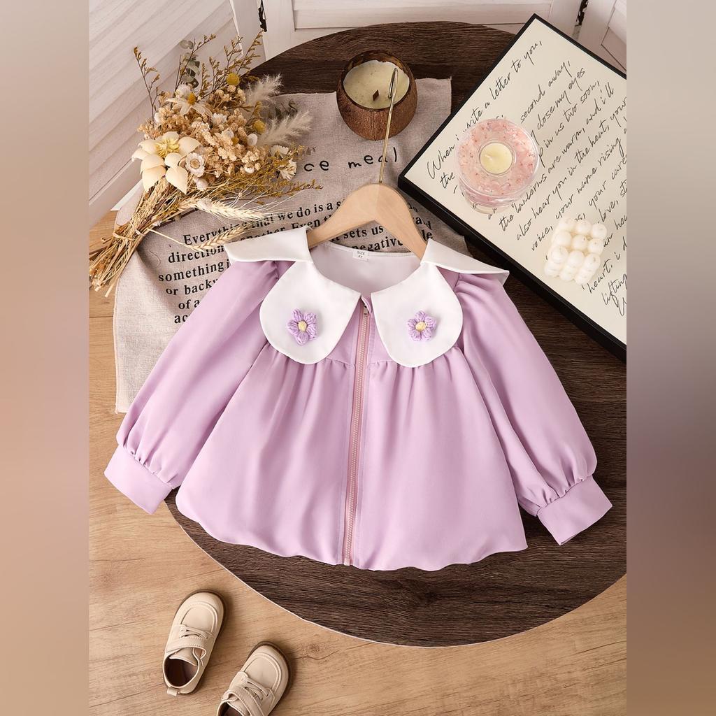 Kids Casual Fashion Top Coat Soft Lightweight Outerwear For Daily Use