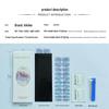 Transparent Nude UV Gel Nail Art Stickers: Semi-Cured, Semi-Baked Manicure Sheets
