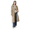 Xiangying Barnes Style Mid-Length Trench Coat