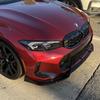 Gloss Black Car Front Bumper Lip Spoiler Air Chin Body Kit Splitter For BMW G20 3-Series 330e 330i M340i 320i M-Sport 2023-2026