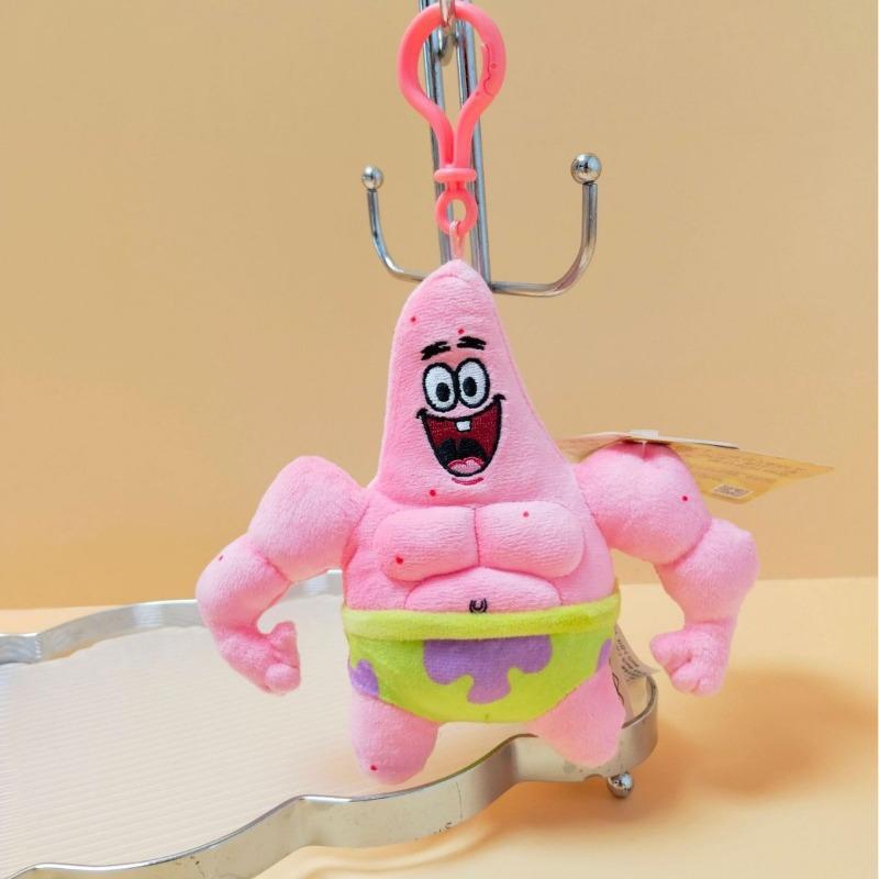 Cute Starfish Plush Toy Doll With Squidward Mr Crab And Snail Bag Charm Pendant Gift For Girls Birthday