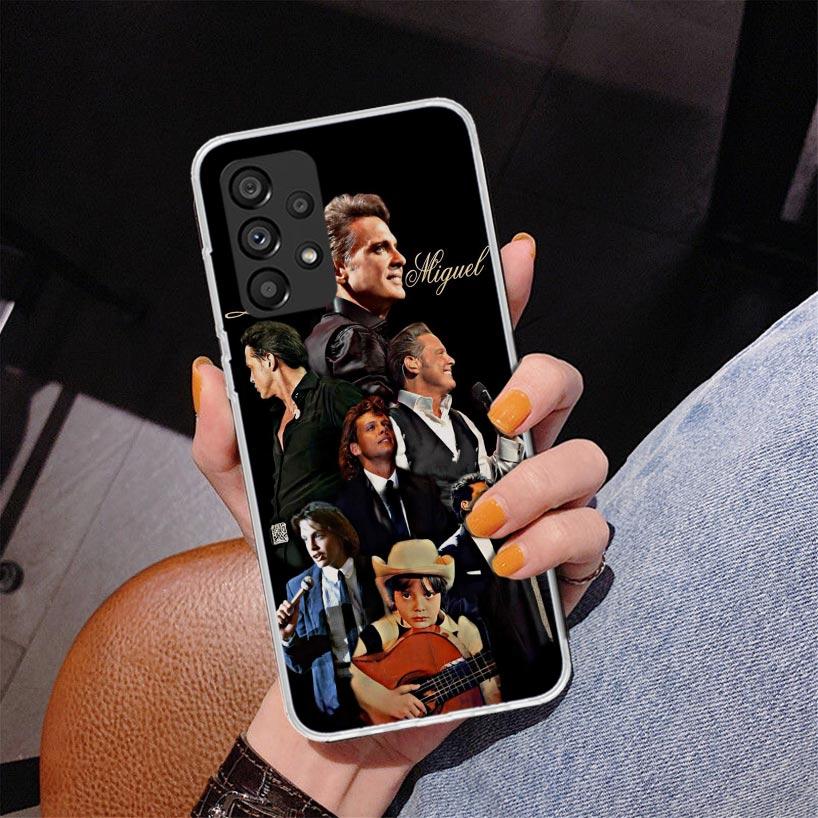 L-Luis M-Miguel Singer Phone Case For Samsung Galaxy A52 A32 A22 A12 A51 A31 A50S A30S A20S A10S Note 20 Ultra 10 Plus S10 A72 A