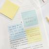 School Stationery N Times Transparent Note Paper Transparent Sticky Notes PET Stickers Memo Pad