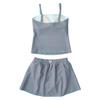 Tankini Set MINI PICNIC GINGHAM Girls TRQ [ROXY]