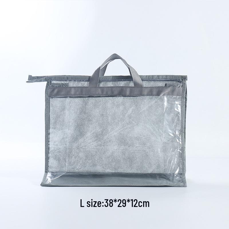 Transparente PVC-Staubschutzhülle zur Aufbewahrung von Handtaschen zum Aufhängen - Wasserdichter Lederbeutel-Schutz