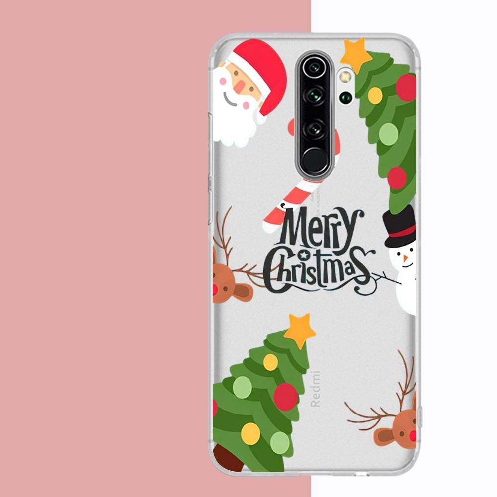 Christmas Mousepad For Samsung S 20 21 22 23 for Redmi Note7 8 9 10 for Huawei P20 30 40 Clear Case