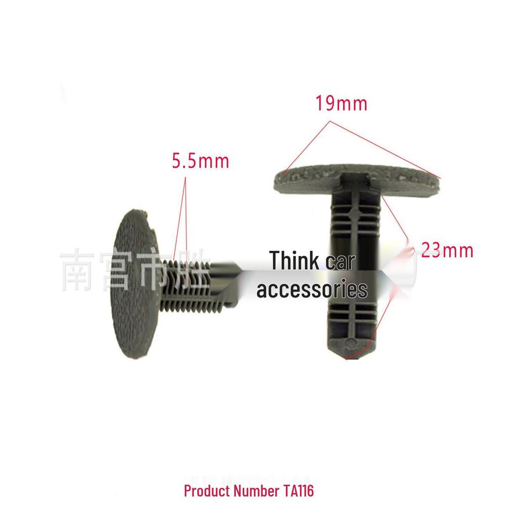 Car Headliner Trim Nylon Rivet Clips - Christmas Tree Fasteners for Interior Panels
