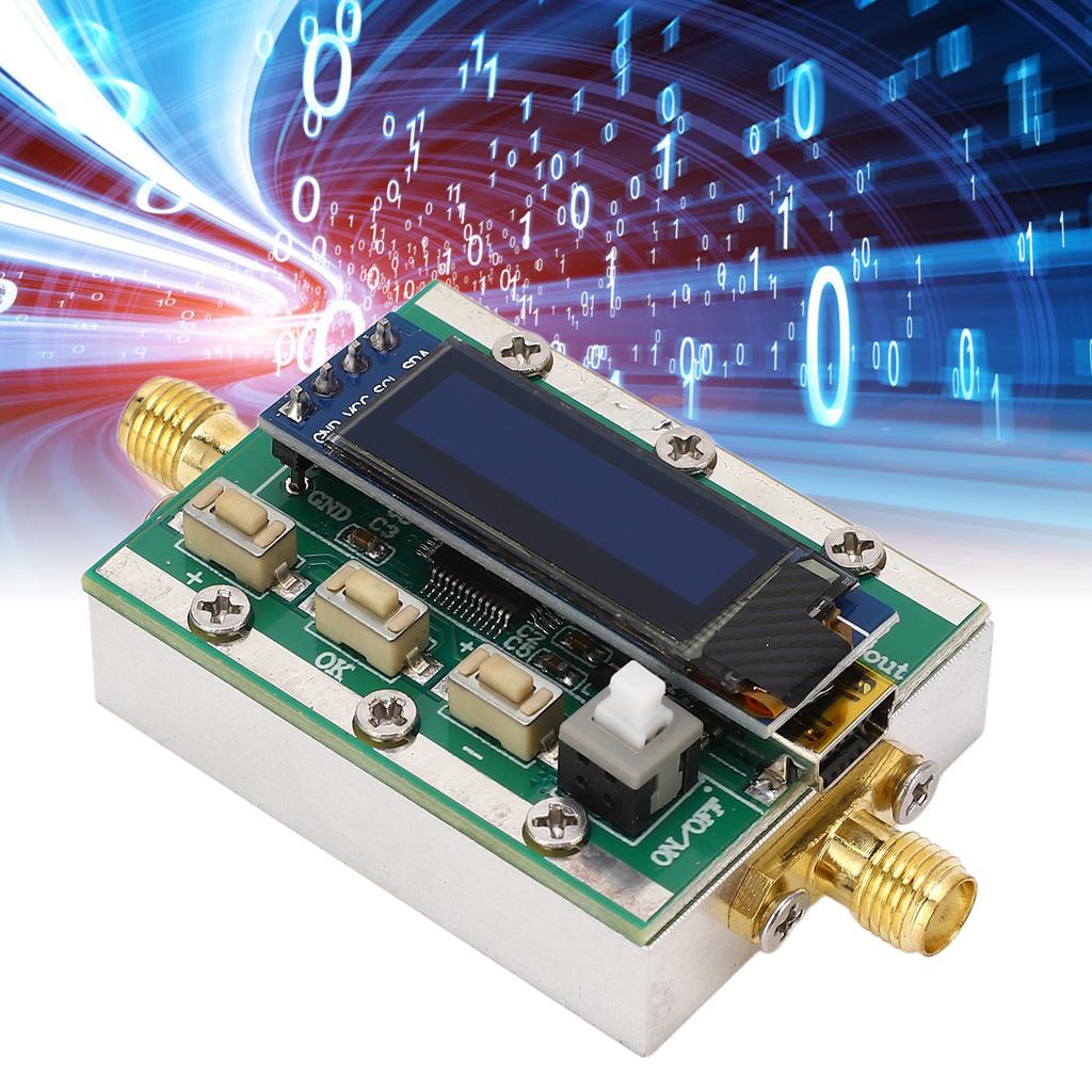 RF Programmable Attenuator 1‑3800MHz Digital Module 0‑31dB Adjustable 1dB Step Back CNC Shell PC Controllable 5V