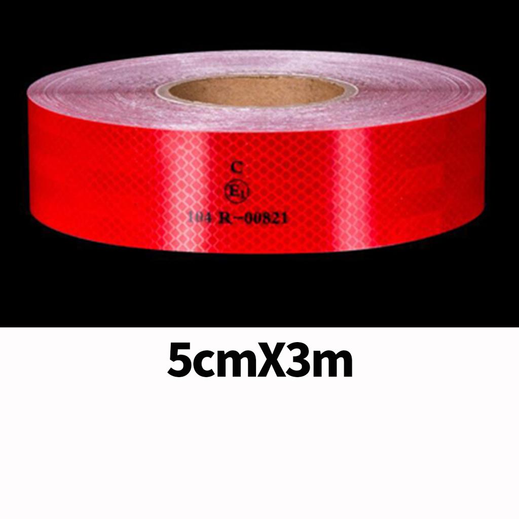 Hochintensive reflektierende Klebeband Sichtbarkeit Warnung Autoaufkleber Reflektoren Streifen für LKW Anhänger Sicherheit Zube