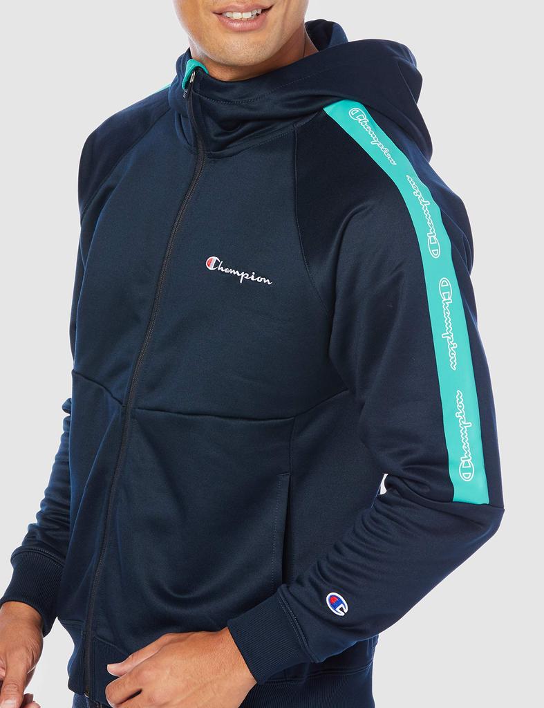 Champion SPORTS Zip Size M C3-SS110 Men's Hoodie, Navy, (Japan Size)