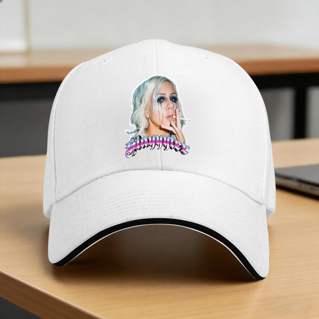 Summer Casual Baseball Cap Slayyyter Face Central Outdoor Gym Hip Hop Hats For Couple Women Y2K Cute Snapback Cap