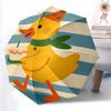 1pc Duck Cake One Umbrella  a Plastic Hle, Compact  Stylish, with a Vibrant Cartoon Pattern, Perfect  Home, Travel