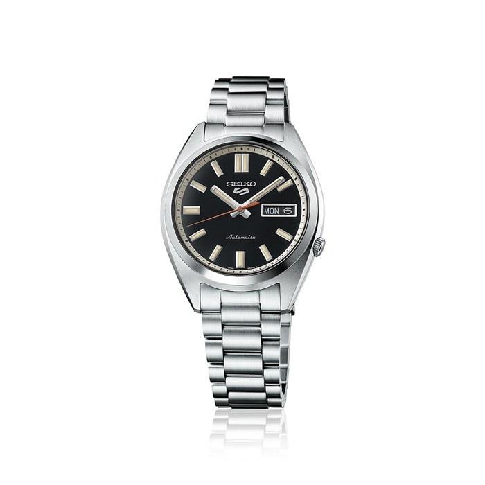 Seiko 5 Sports SBSA255 Men's Watch - Mechanical Automatic (with Manual Winding) - Black Dial