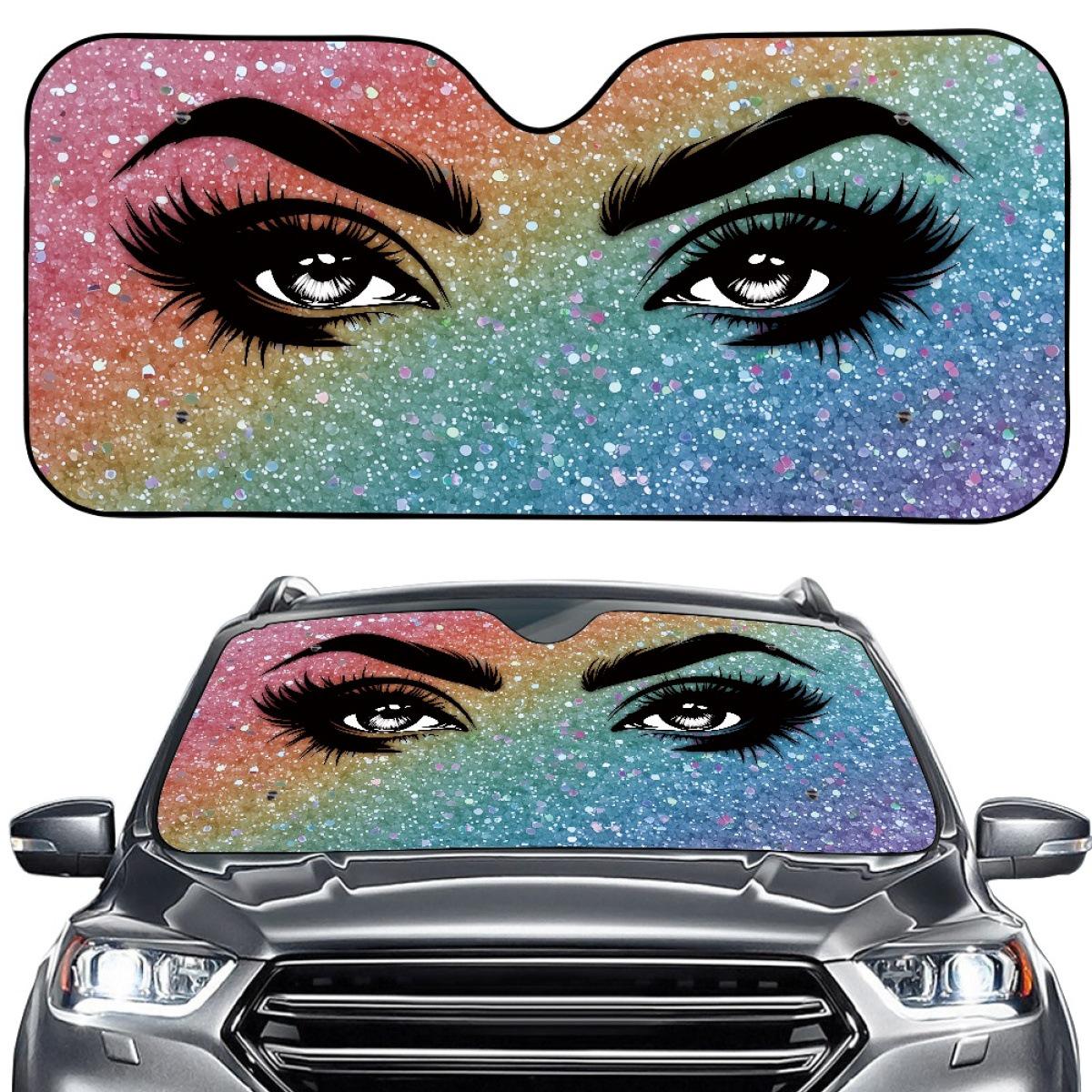 

Universal Foldable Sun Shade: Aluminum Foil Windshield Protector for Cars One Size