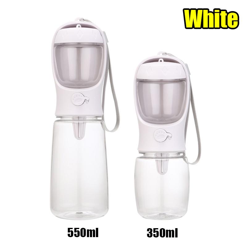 2 In1 Dog Water Bottle With Storage Food And Water Container For Puppy Portable Pets Dog Feeder Bowl Outdoor Travel Pet Supplies