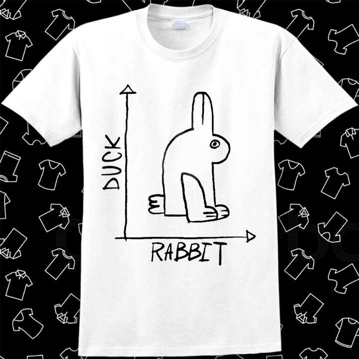 Rabbit Duck Chart Funny T Shirt Best Cool Gift Ever for Him Trending Top Tee 519 XXXXL